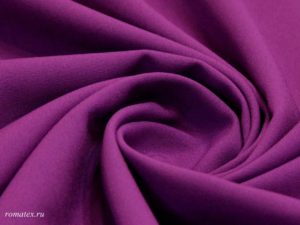 Обивочная ткань для дивана
 Габардин цвет лиловый